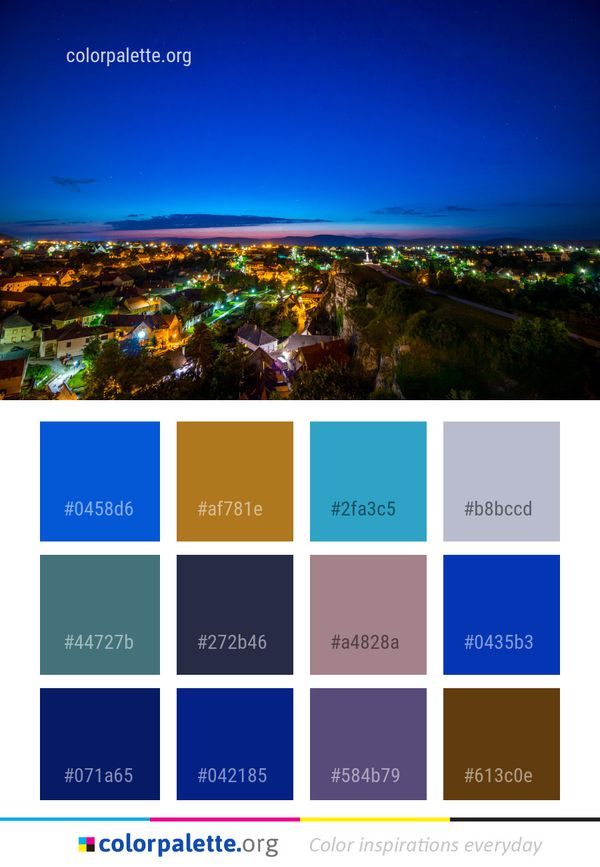Sky Nature Horizon Color Palette