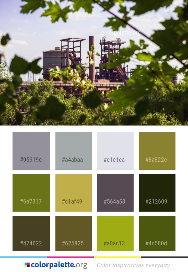 Tree Plant Flower Color Palette