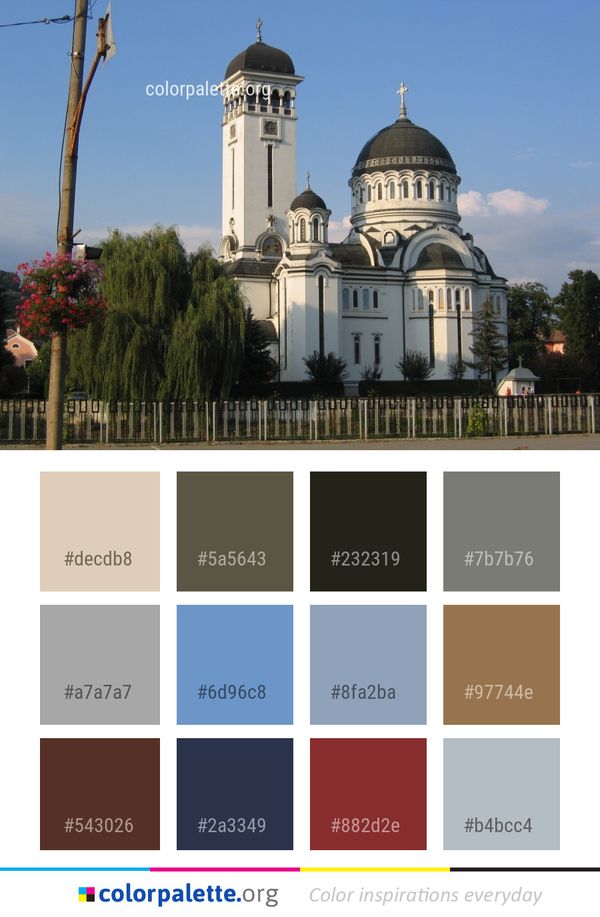 Dome Landmark Building Color Palette