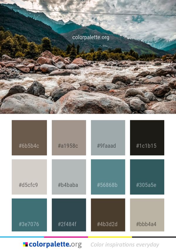 Rock Mountainous Landforms Wilderness Color Palette