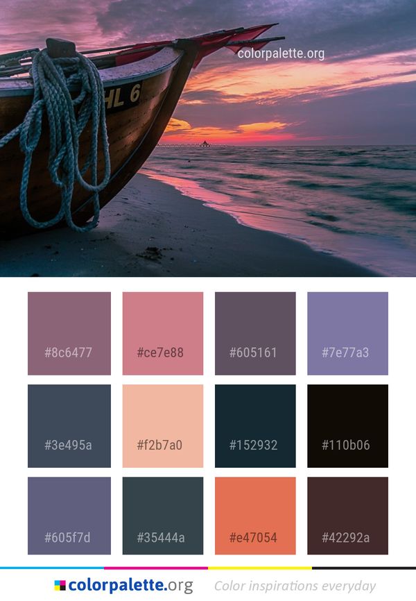 Sea Sky Body Of Water Color Palette
