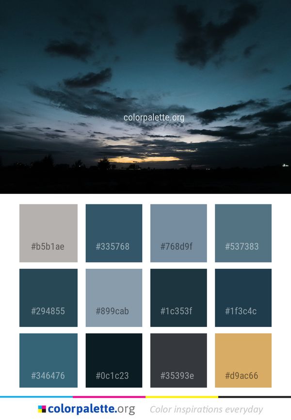 Sky Cloud Atmosphere Color Palette