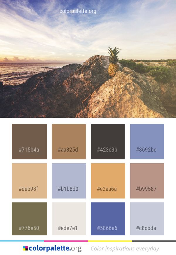 Sky Rock Cloud Color Palette