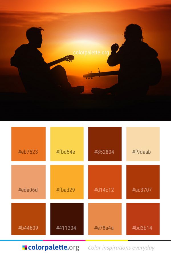 Sky Sunset Sunrise Color Palette