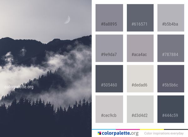 Sky Cloud Atmosphere Color Palette
