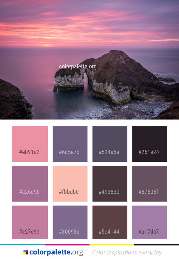 Sky Headland Sea Color Palette