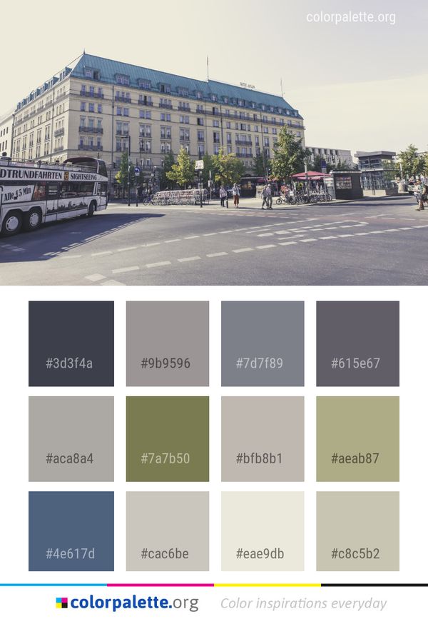 Transport Landmark Car Color Palette