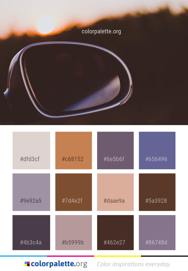 Eyewear Glasses Light Color Palette