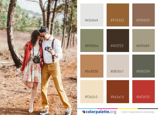 Photograph Girl Fashion Color Palette