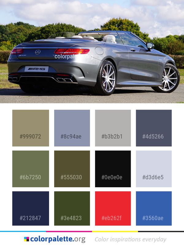 Car Land Vehicle Color Palette