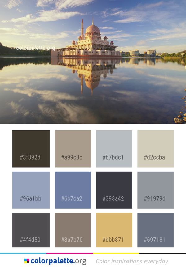 Reflection Nature Sky Color Palette