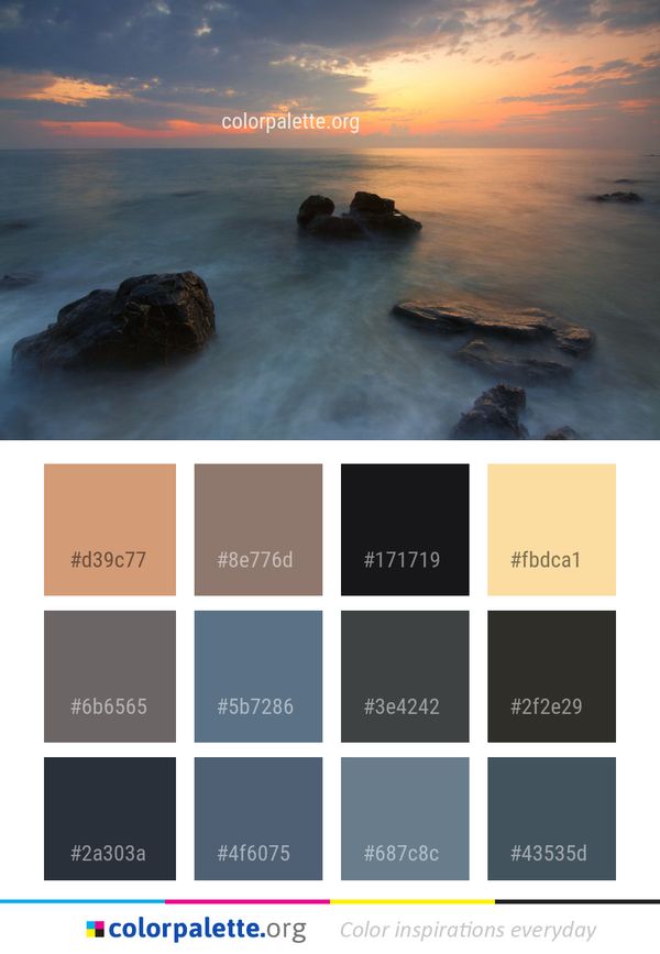 Sea Sky Horizon Color Palette