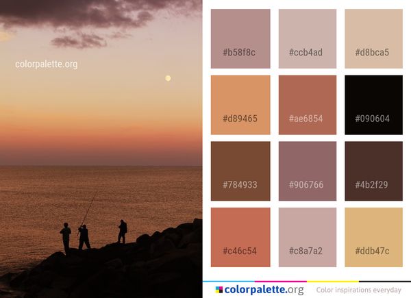 Sky Sea Horizon Color Palette
