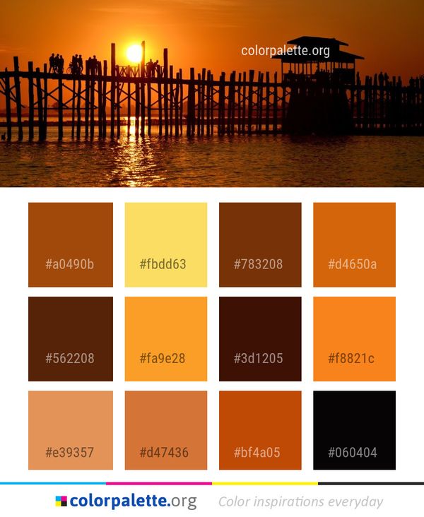 Sunset Sunrise Sky Color Palette