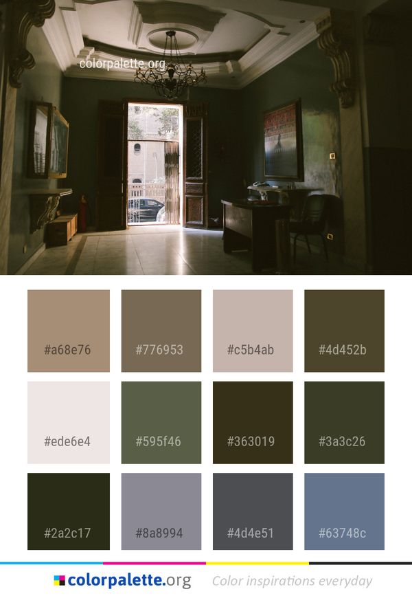 Ceiling Room Interior Design Color Palette