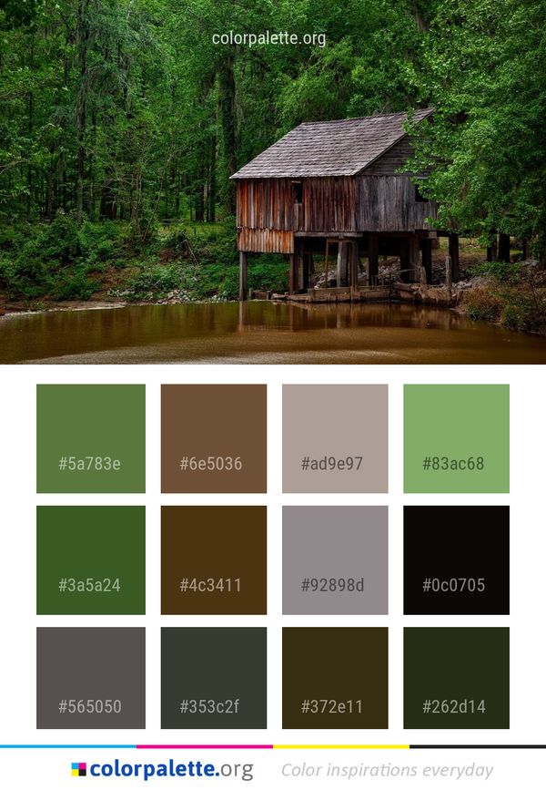 Nature Water Reserve Color Palette