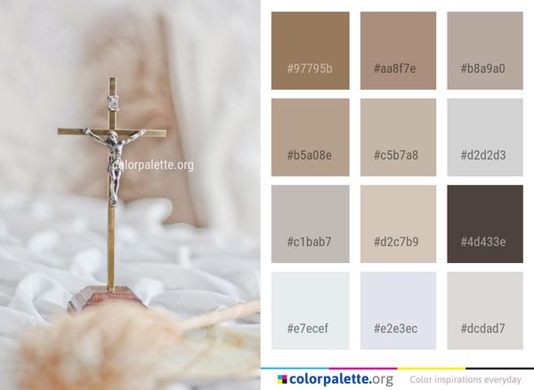 Religious Item Cross Crucifix Color Palette