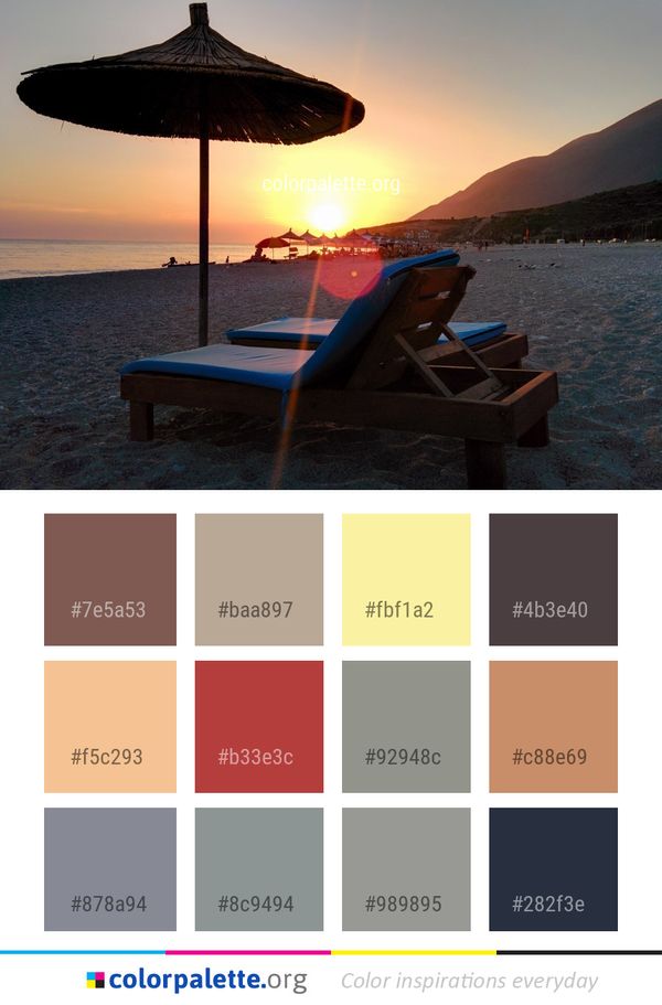 Sea Water Sky Color Palette