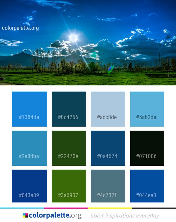 Sky Nature Ecosystem Color Palette