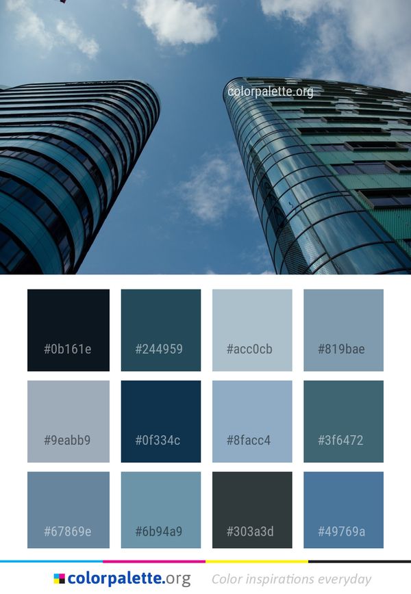 Metropolitan Area Sky Building Color Palette