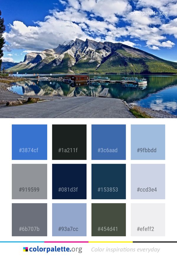 Reflection Nature Sky Color Palette