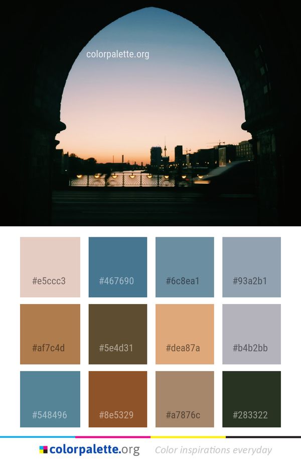 Sky Arch Landmark Color Palette