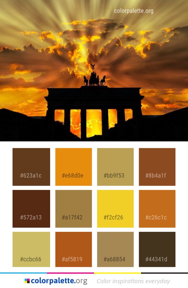 Sky Cloud Yellow Color Palette