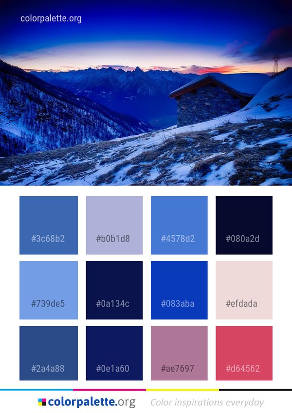 Sky Nature Mountain Range Color Palette