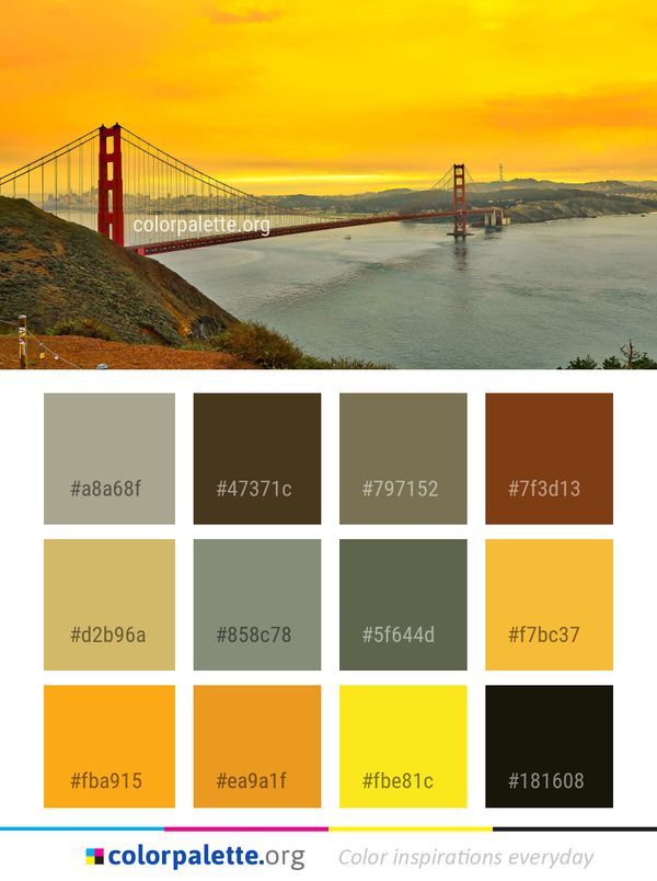 Bridge Sky Cloud Color Palette