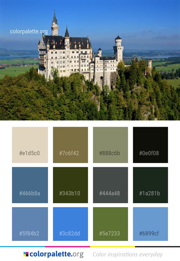 Ch??teau Sky Landmark Color Palette