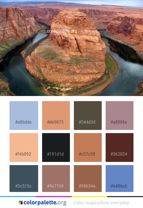 Rock Canyon National Park Color Palette