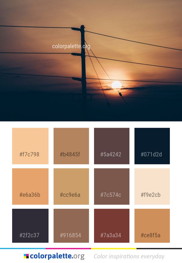 Sky Calm Sunrise Color Palette