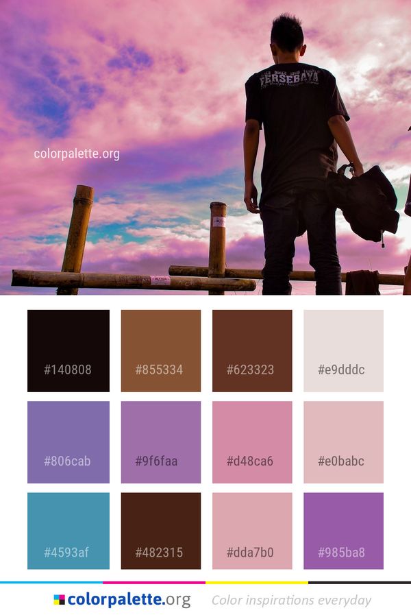 Sky Cloud Man Color Palette