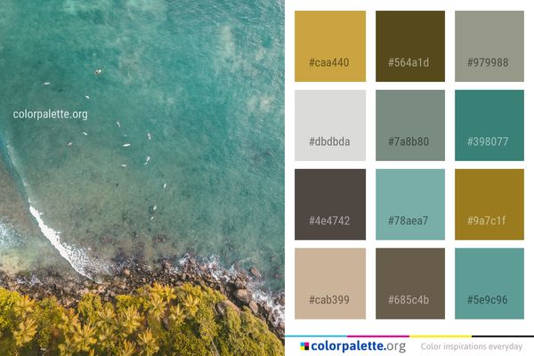 Water Green Sea Color Palette
