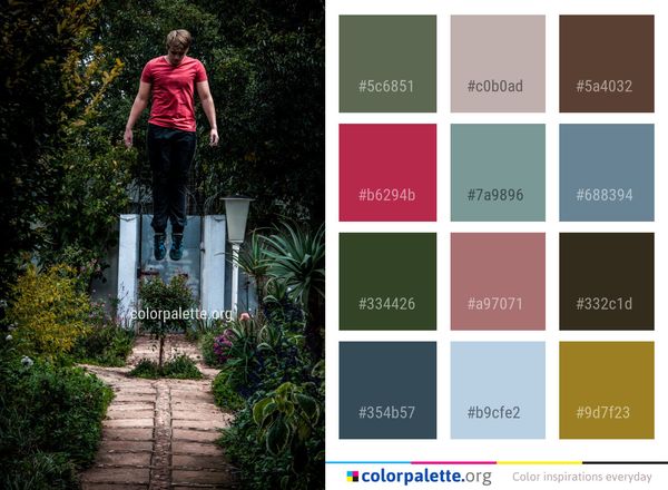Nature Plant Tree Color Palette