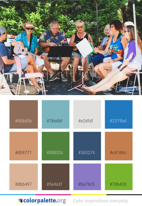 Recreation Product Musician Color Palette