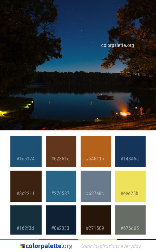 Reflection Sky Nature Color Palette