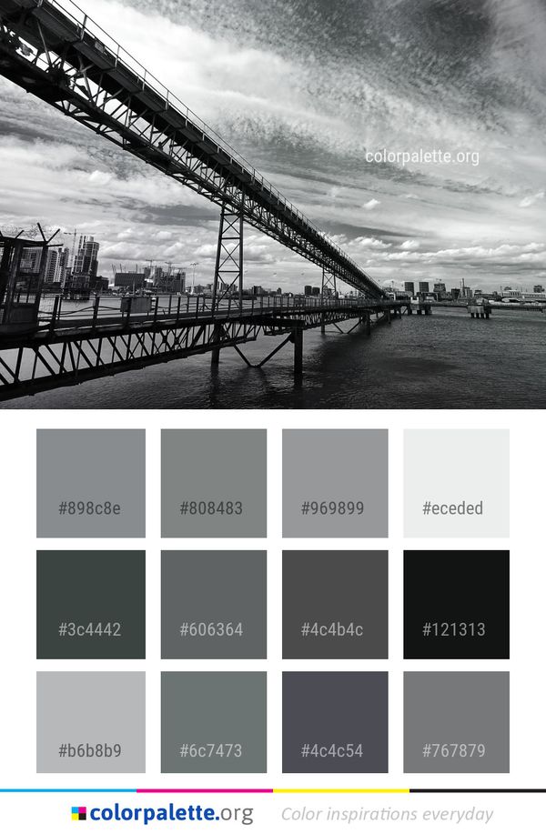 Sky Cloud Bridge Color Palette