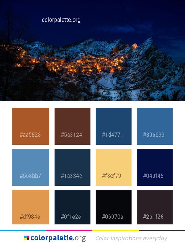 Sky Nature Winter Color Palette