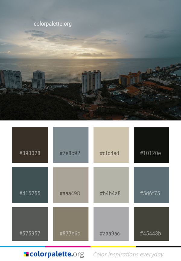 Sky Sea Body Of Water Color Palette