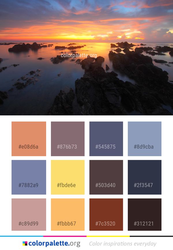 Sky Sea Horizon Color Palette