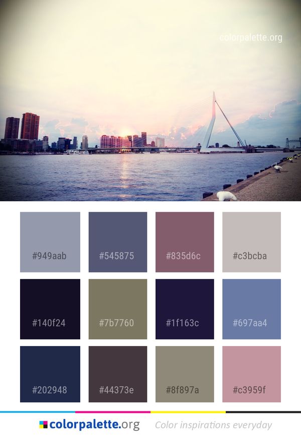 Sky Sea Skyline Color Palette