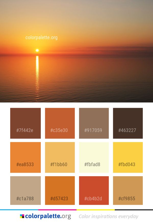 Horizon Calm Sea Color Palette