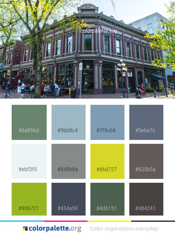 Landmark Metropolitan Area Neighbourhood Color Palette