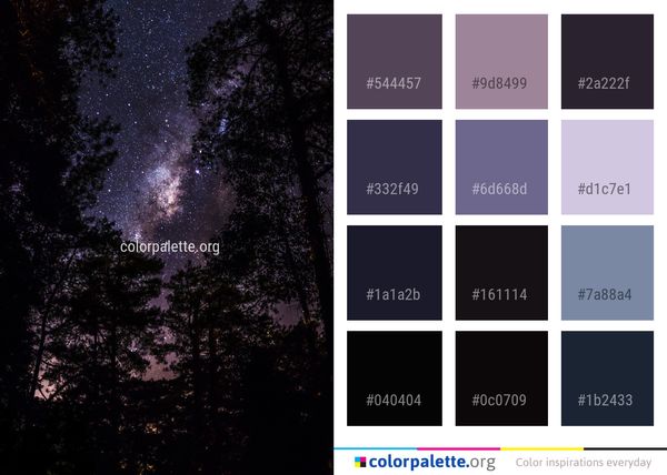 Nature Sky Atmosphere Color Palette