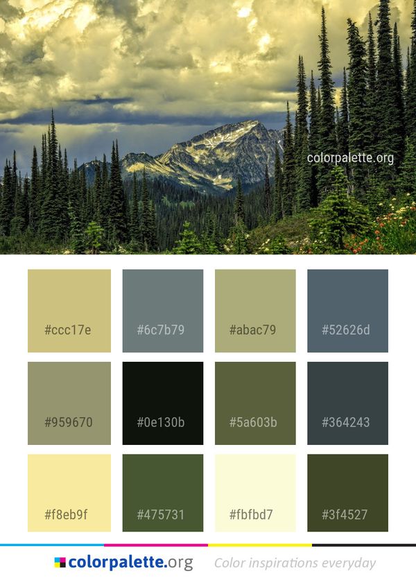 Nature Wilderness Sky Color Palette