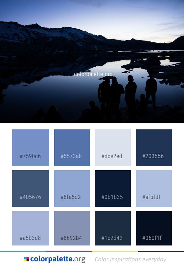 Reflection Nature Sky Color Palette