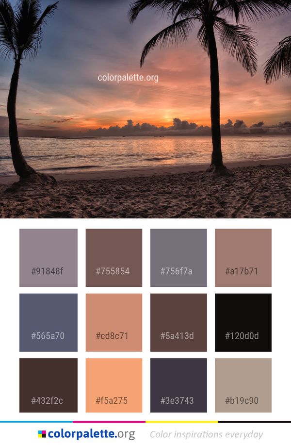 Sea Sky Body Of Water Color Palette