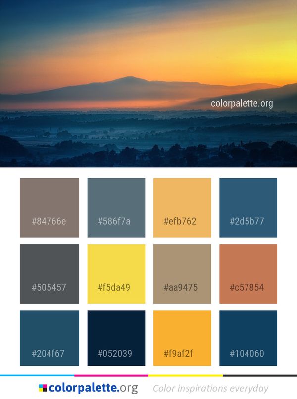 Sky Dawn Atmosphere Color Palette