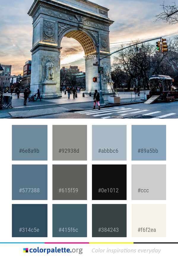 Arch Landmark Triumphal Color Palette